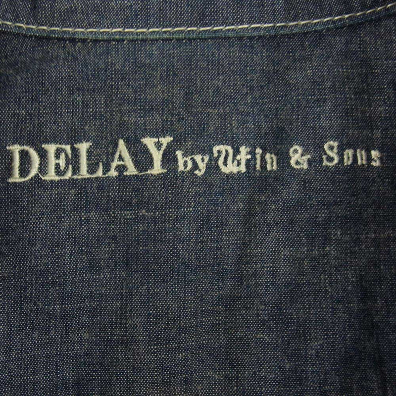 DELAY by win&sons  ショート スリーブ シャンブレー オールインワン グレー系 3【中古】