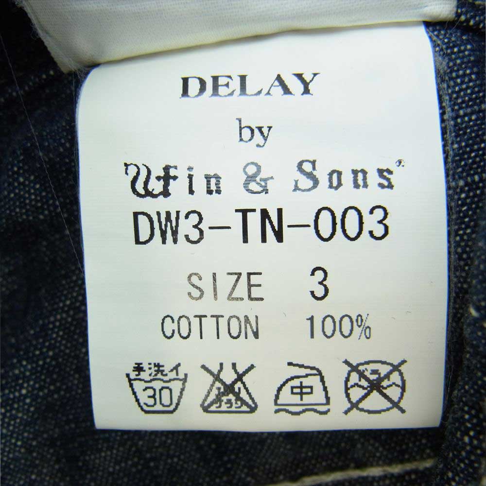 DELAY by win&sons  ショート スリーブ シャンブレー オールインワン グレー系 3【中古】