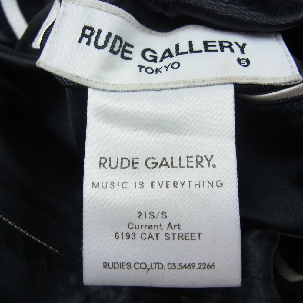RUDE GALLERY ルードギャラリー 21SS マリア リバーシブル スカジャン ブラック系 5【中古】
