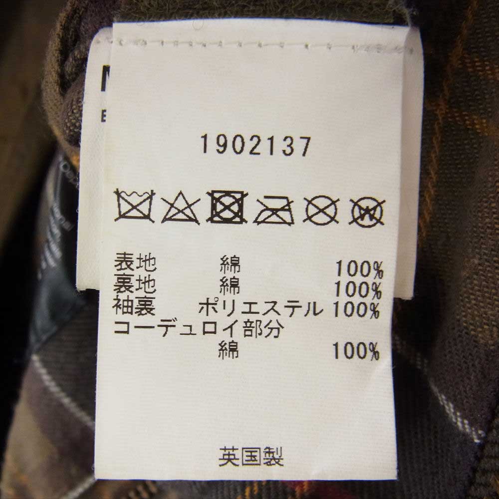 Barbour バブアー 英国製 国内正規品 MWX1016OL51 INTERNATIONAL SL JACKET インターナショナル オイルドジャケット ワックス コットン カーキ系 34【中古】