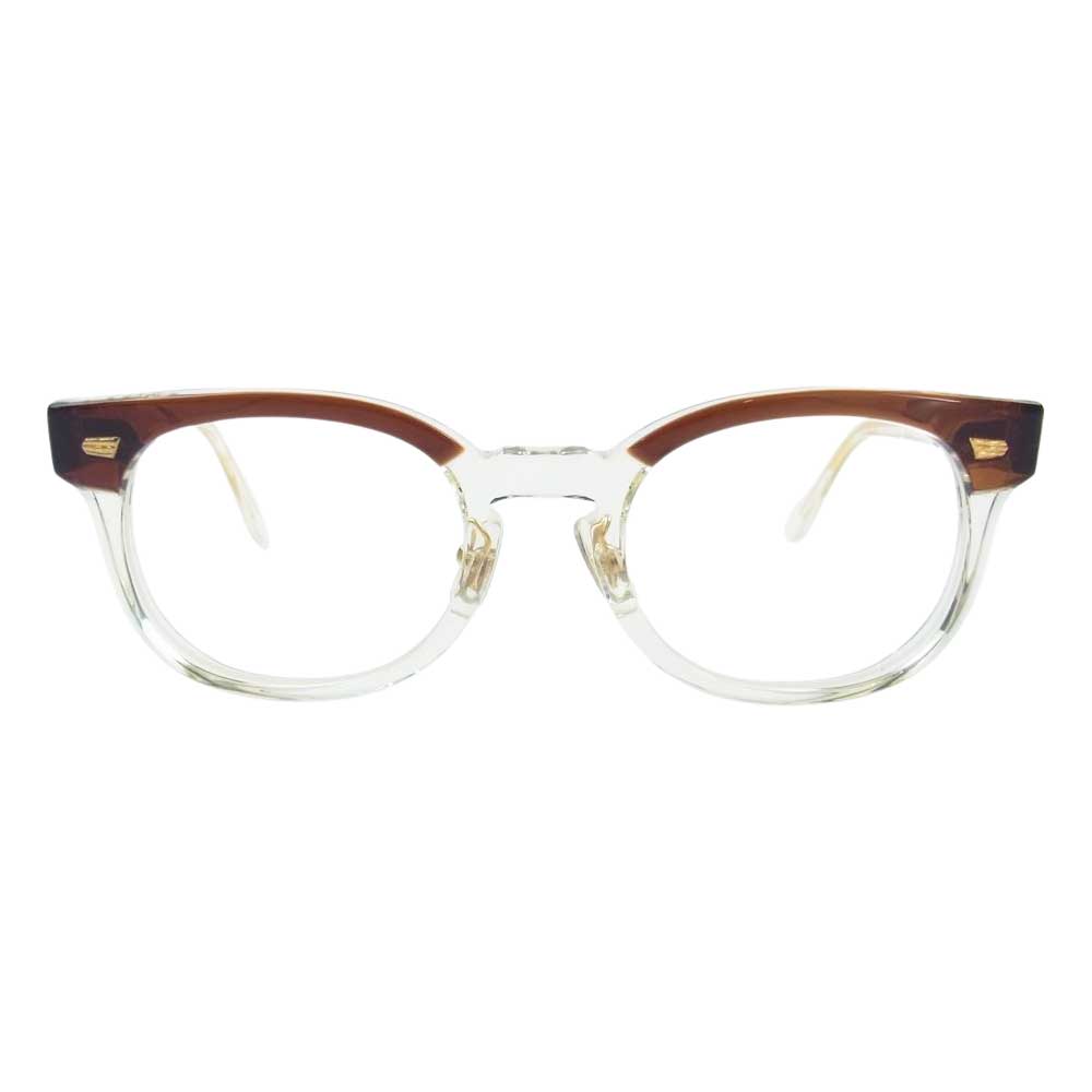 TENDERLOIN テンダーロイン × 白山眼鏡店 1st T-JERRY ブラウン × キハク メガネ サングラス アイウェア クリア系 ブラウン系【中古】