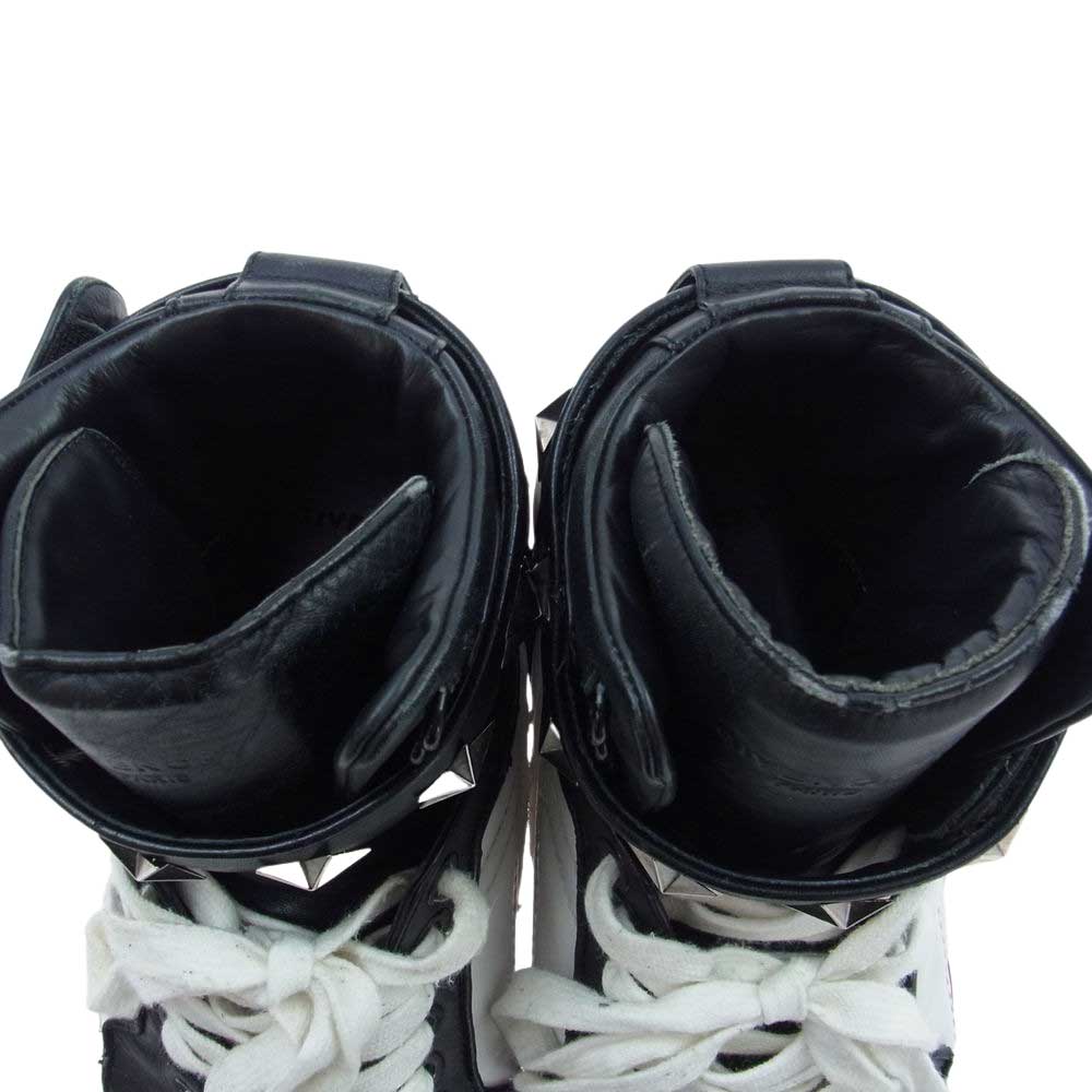 GIVENCHY ジバンシィ スター スタッズ レザー ハイカット スニーカー マルチカラー系 43【中古】