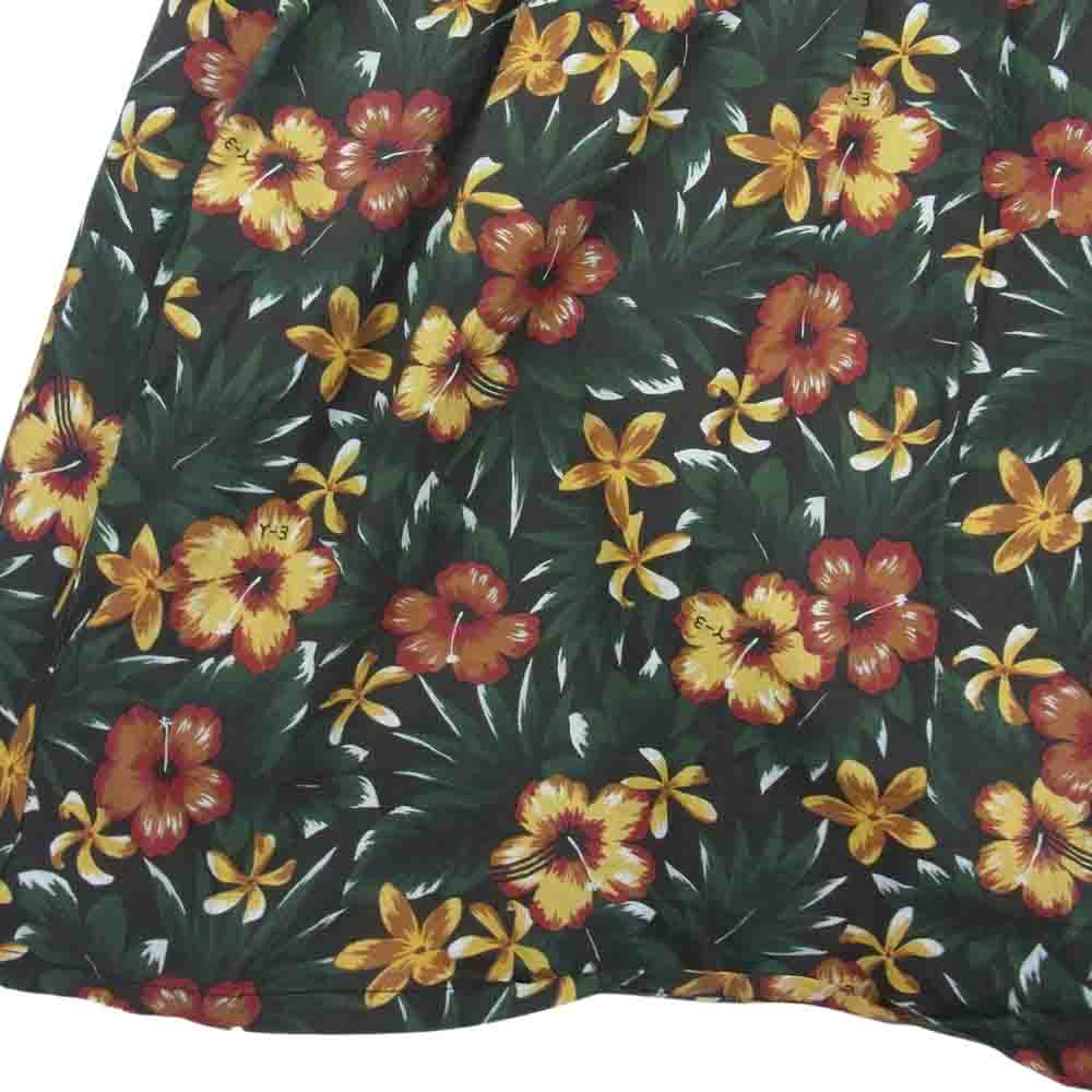 Yohji Yamamoto ヨウジヤマモト S89632 ノースリーブ フラワー ワンピース 花柄 マルチカラー系 2XS【中古】