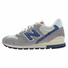 NEW BALANCE ニューバランス U996TE 996 USA製 BY TEDDY SANTIS GRAY スエード メッシュ テディ サンティス グレー スニーカー グレー系 27cm【新古品】【未使用】【中古】