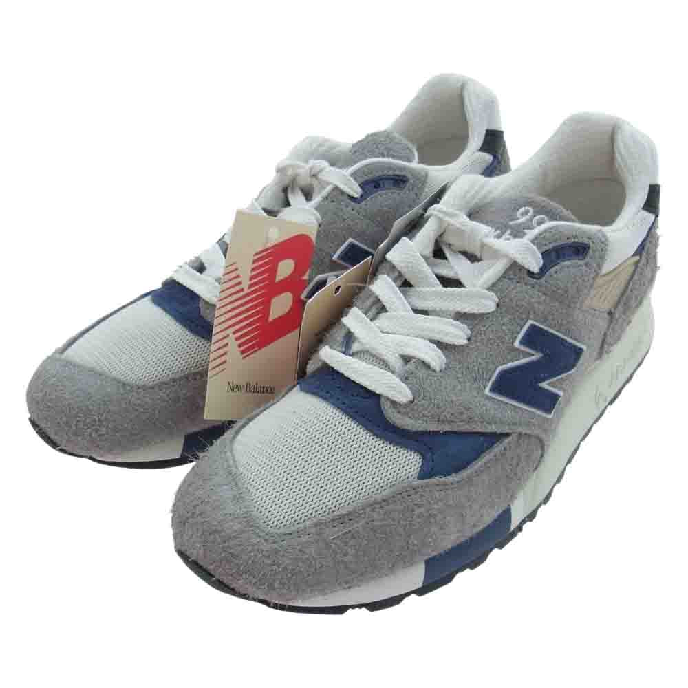 NEW BALANCE ニューバランス U998TA 998 USA製 BY TEDDY SANTIS GRAY スエード メッシュ テディ サンティス グレー スニーカー グレー系 27cm【新古品】【未使用】【中古】