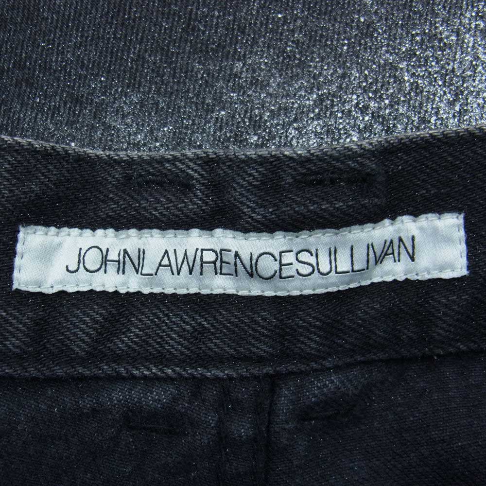 JOHN LAWRENCE SULLIVAN ジョンローレンスサリバン 2A013-0320-17 GLADATION FLOC PRINTED グラデ―ション プリント ラメ ショートパンツ ハーフ ショーツ シルバー系 46【極上美品】【中古】