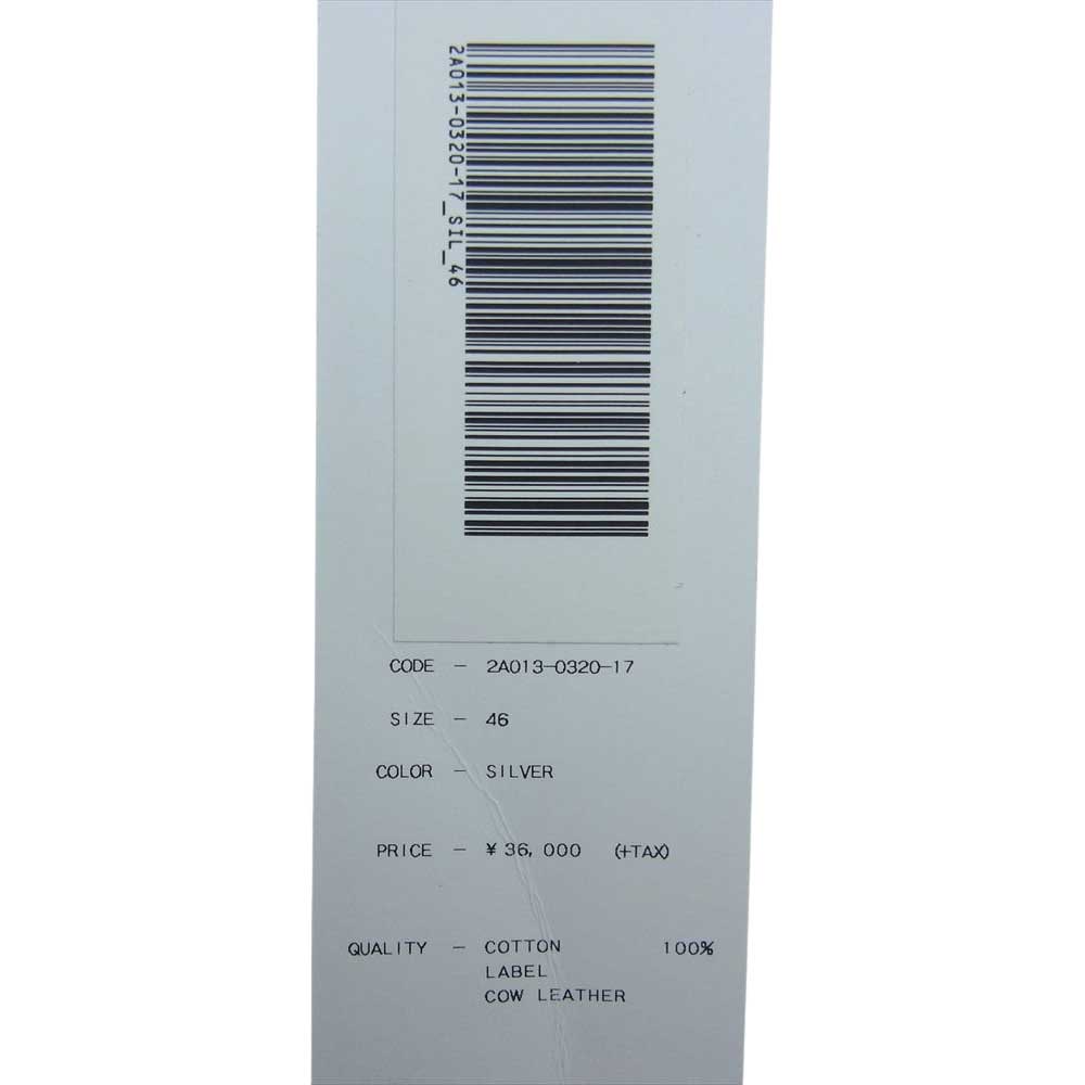 JOHN LAWRENCE SULLIVAN ジョンローレンスサリバン 2A013-0320-17 GLADATION FLOC PRINTED グラデ―ション プリント ラメ ショートパンツ ハーフ ショーツ シルバー系 46【極上美品】【中古】