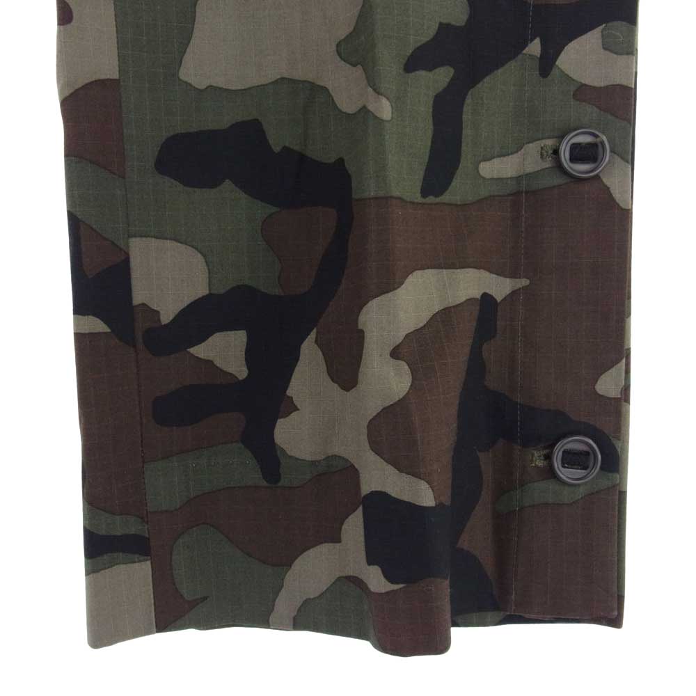 JOHN LAWRENCE SULLIVAN ジョンローレンスサリバン 17SS 2A001 17-09 CAMOFULAGE SIDE BUTTON PANTS カモフラージュ サイド ボタンパンツ 38【極上美品】【中古】