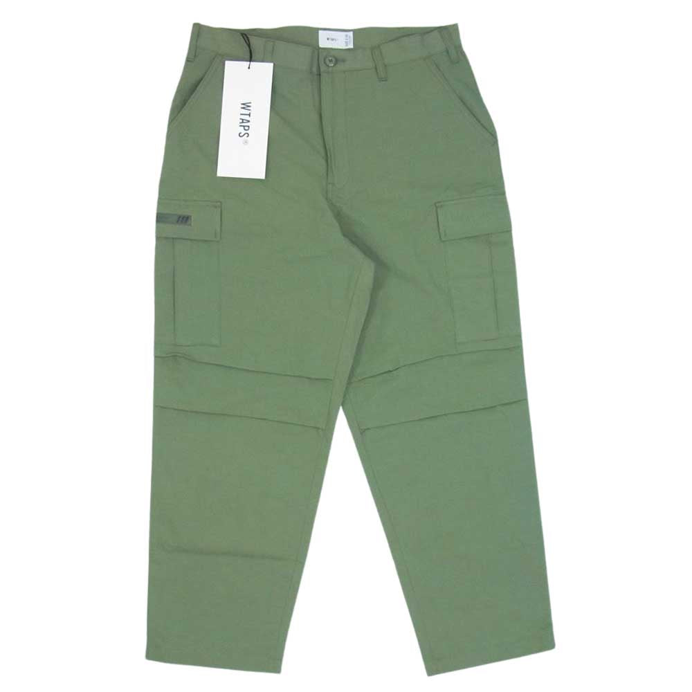WTAPS ダブルタップス 23SS 231WVDT-PTM09 TROUSERS トラウザーズ NYCO. RIPSTOP カーゴ パンツ カーキ系  03【新古品】【未使用】【中古】