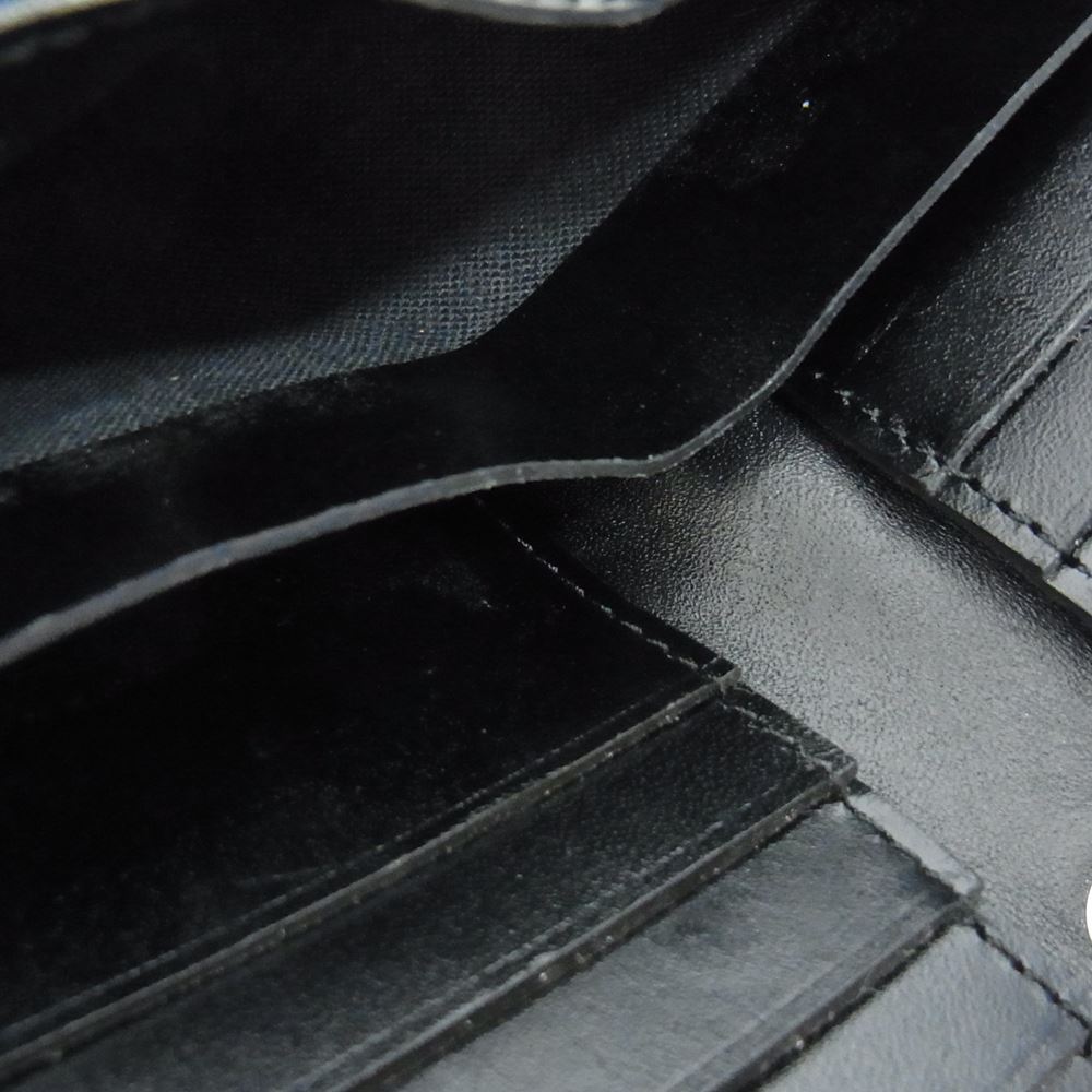 Yohji Yamamoto POUR HOMME ヨウジヤマモトプールオム HM-A01-733-1-03 レオパード ハラコレザー ラウンドジップ ミドルウォレット 財布 ブラウン系【中古】