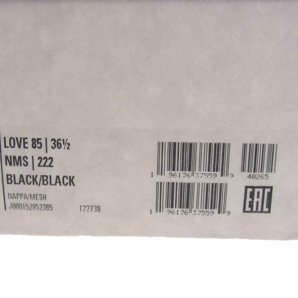 JIMMY CHOO ジミーチュウ LOVE85 メッシュ パンプス ブラック系 36.5【中古】