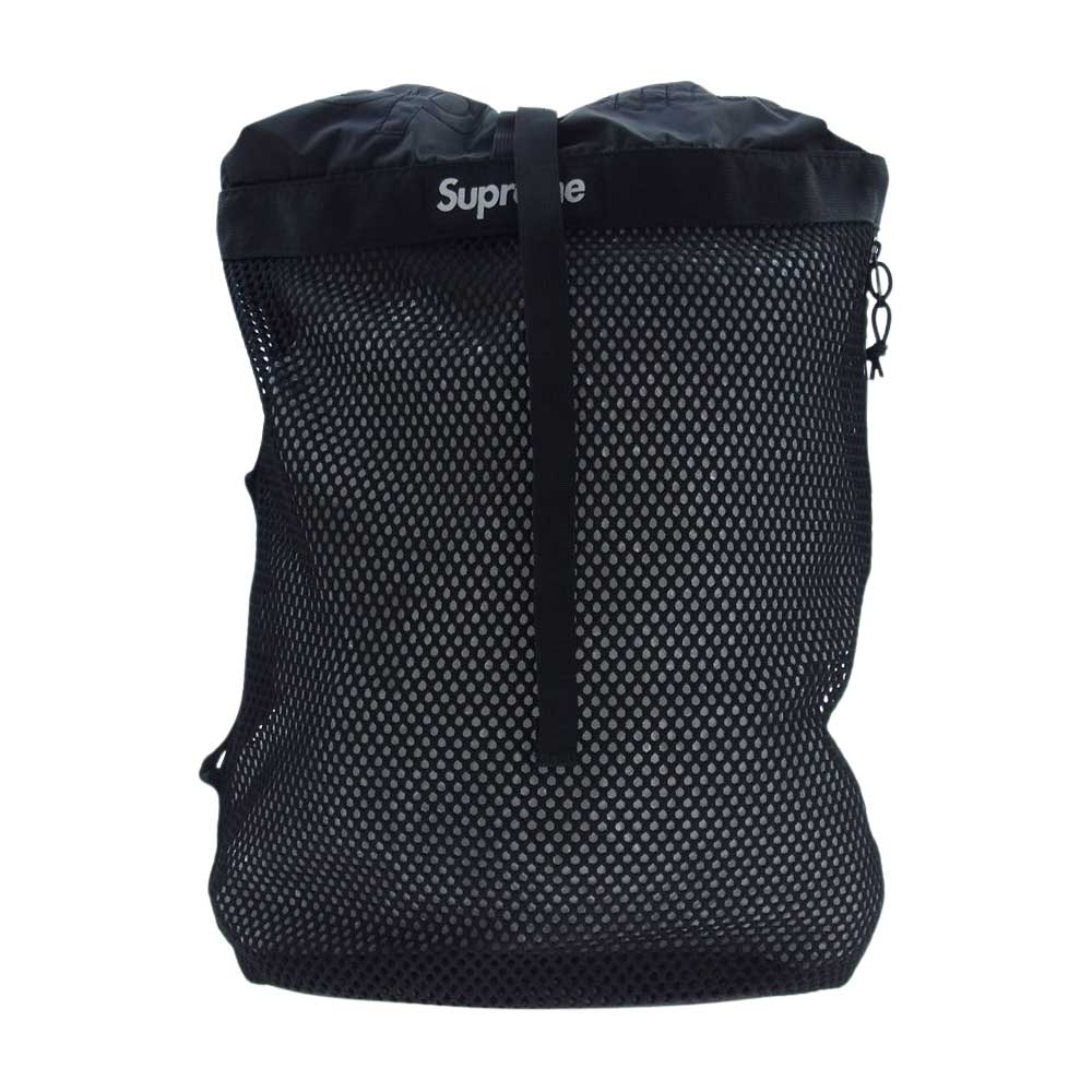 Supreme シュプリーム 23SS Mesh Backpack ボックスロゴ メッシュ バック ブラック系【美品】【中古】