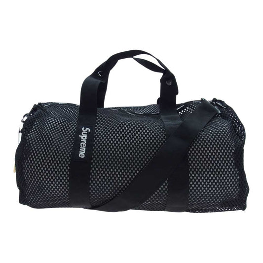 Supreme シュプリーム 23SS Mesh Duffle Bag ボックスロゴ メッシュ ダッフル バック ブラック系【美品】【中古】