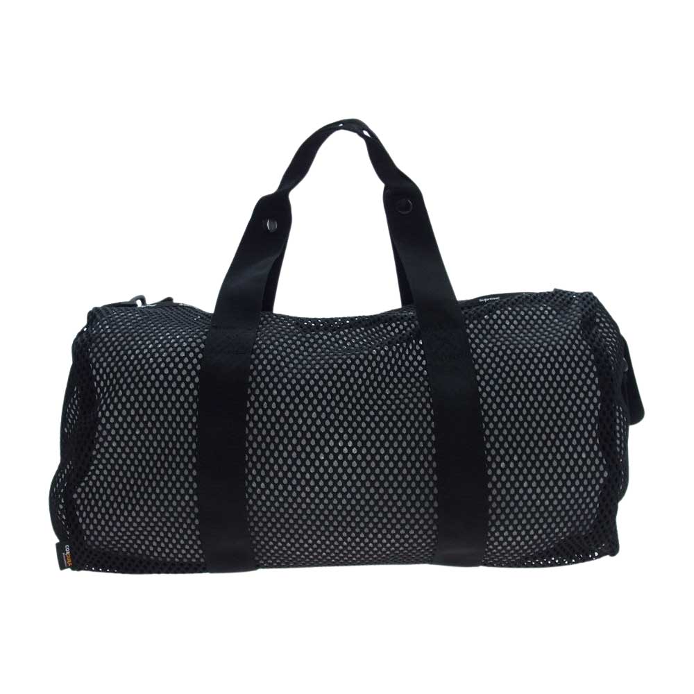 Supreme シュプリーム 23SS Mesh Duffle Bag ボックスロゴ メッシュ ダッフル バック ブラック系【美品】【中古】