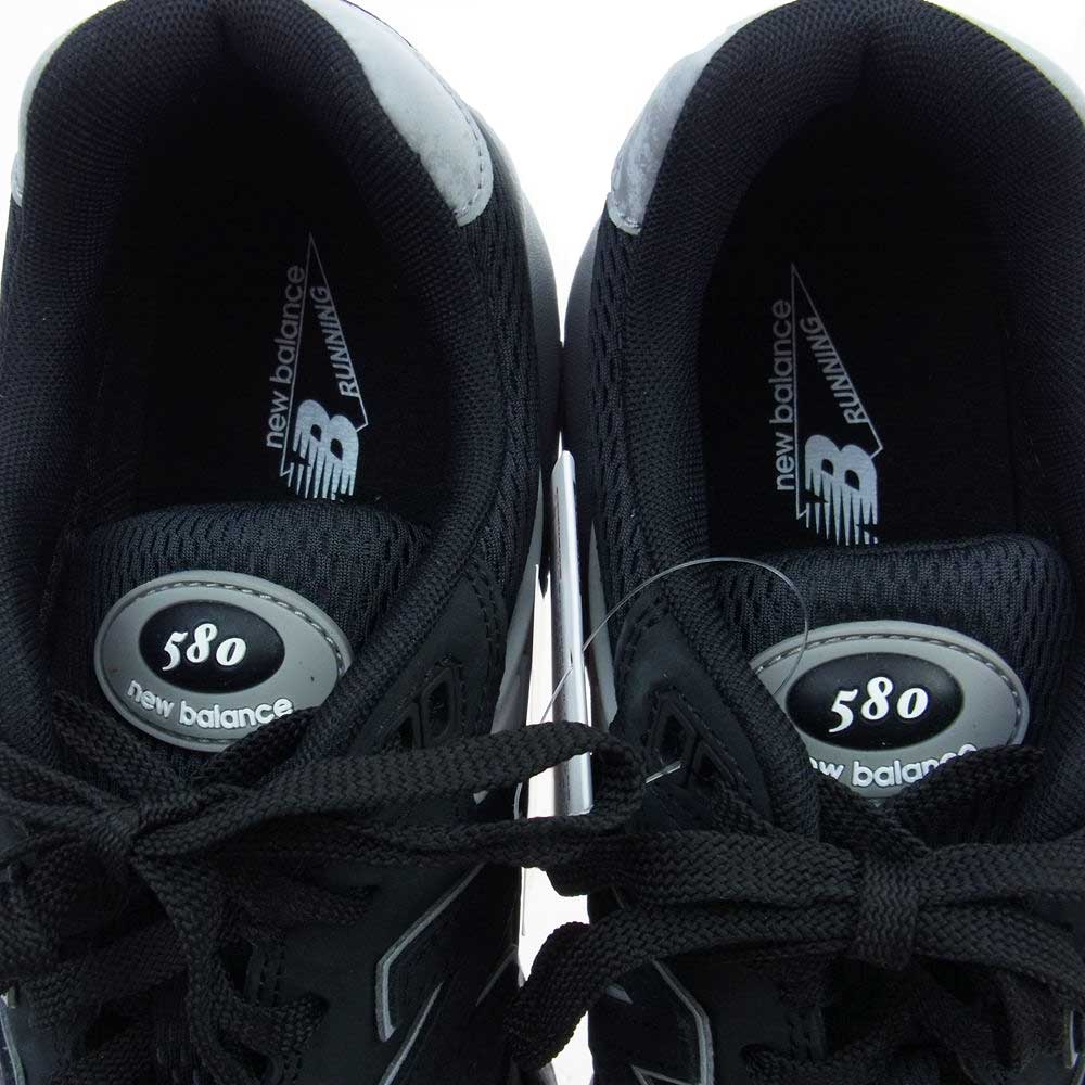 NEW BALANCE ニューバランス MT580MDB 580v2 メッシュ レザー スニーカー ブラック系 28cm【新古品】【未使用】【中古】