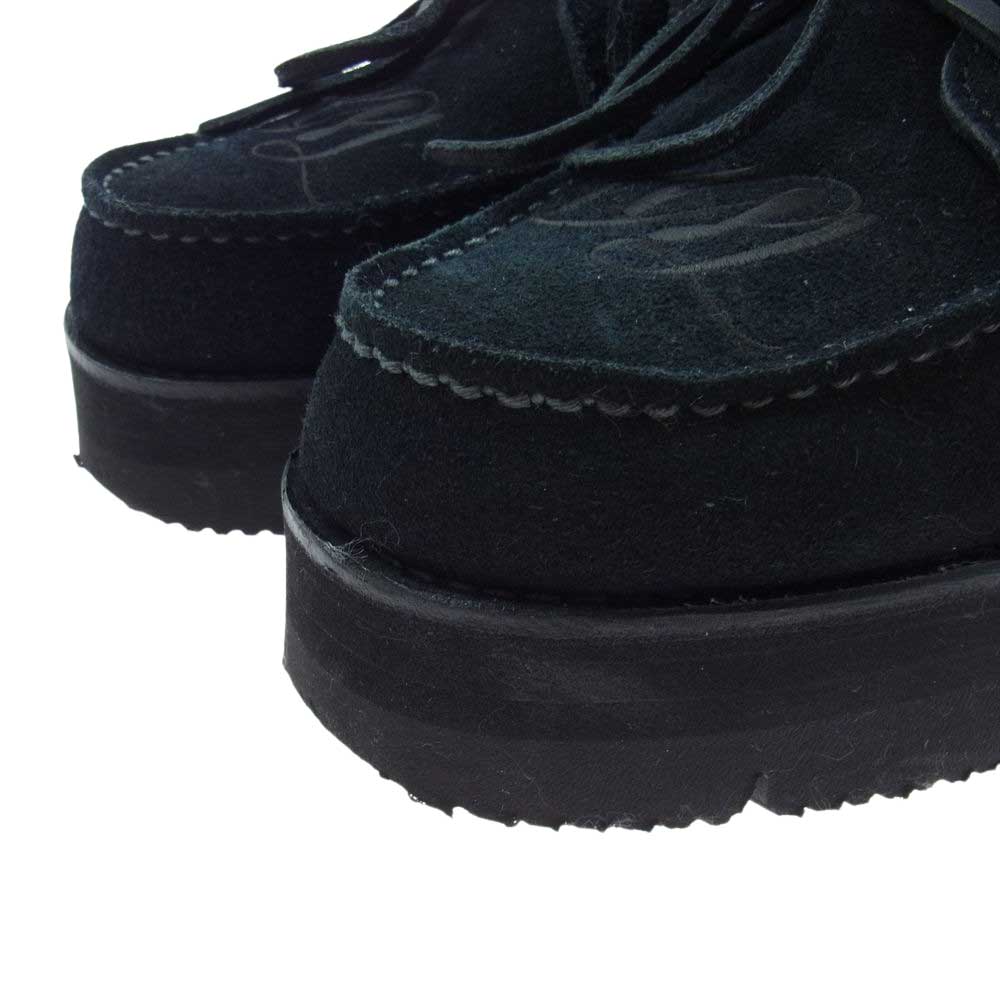 Danner ダナー D-216920 × White Mountaineering ホワイトマインテニアリング DECK SHOES Rugged 3 Eye デッキ シューズ ブラック系 US8.5【中古】