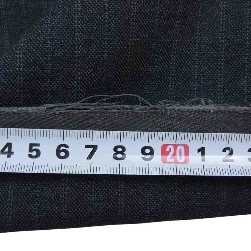 kolor カラー 21AW 21WCM-P06104 ウール ポリエステル タック テーパード ピンストライプ スラックス パンツ グレー系 2【中古】