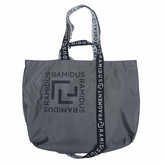 FRAGMENT DESIGN フラグメントデザイン × RAMIDUS ラミダス ロゴ プリント ナイロン トート バッグ グレー系【中古】