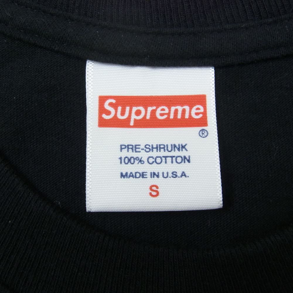 Supreme シュプリーム 19AW New Shit tee ニュー シット サークル ロゴ 半袖 Tシャツ ブラック系 S【中古】