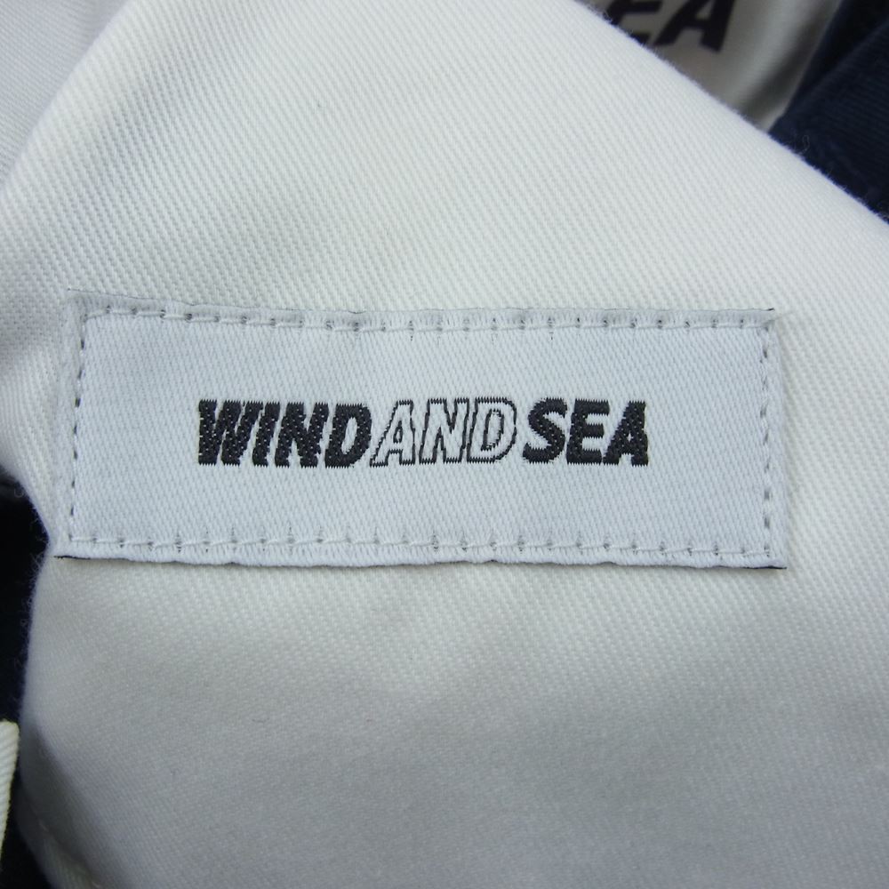WIND AND SEA ウィンダンシー 20SS WDS-20S2-PT-03 DICKIES ディッキーズ 2TUCK TROUSERS ツータック トラウザーズ パンツ ネイビー系 S【美品】【中古】