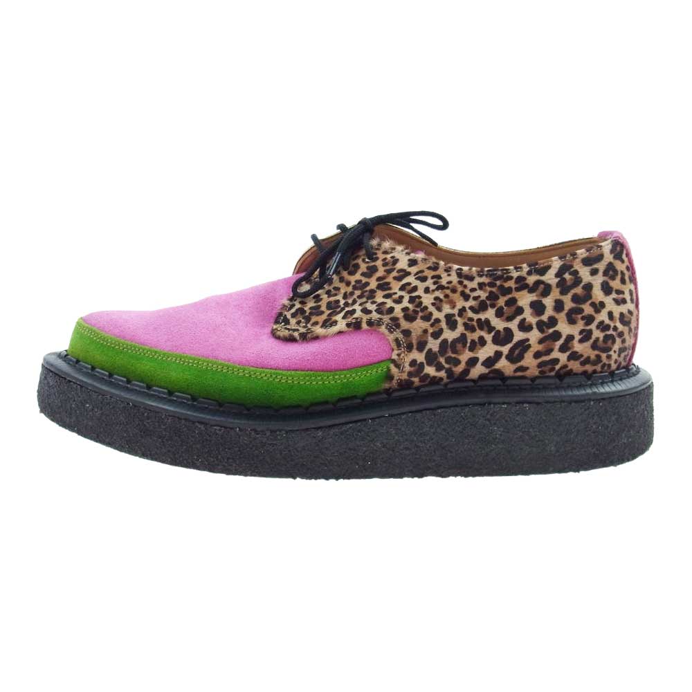 COMME des GARCONS HOMME PLUS コムデギャルソンオムプリュス PT-K123-001-2-1 × GEORGE COX ジョージコックス M/G GIBSON ギブソン クレイジー パターン ラバーソール シューズ UK6【中古】