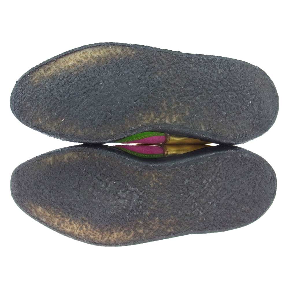 COMME des GARCONS HOMME PLUS コムデギャルソンオムプリュス PT-K123-001-2-1 × GEORGE COX ジョージコックス M/G GIBSON ギブソン クレイジー パターン ラバーソール シューズ UK6【中古】