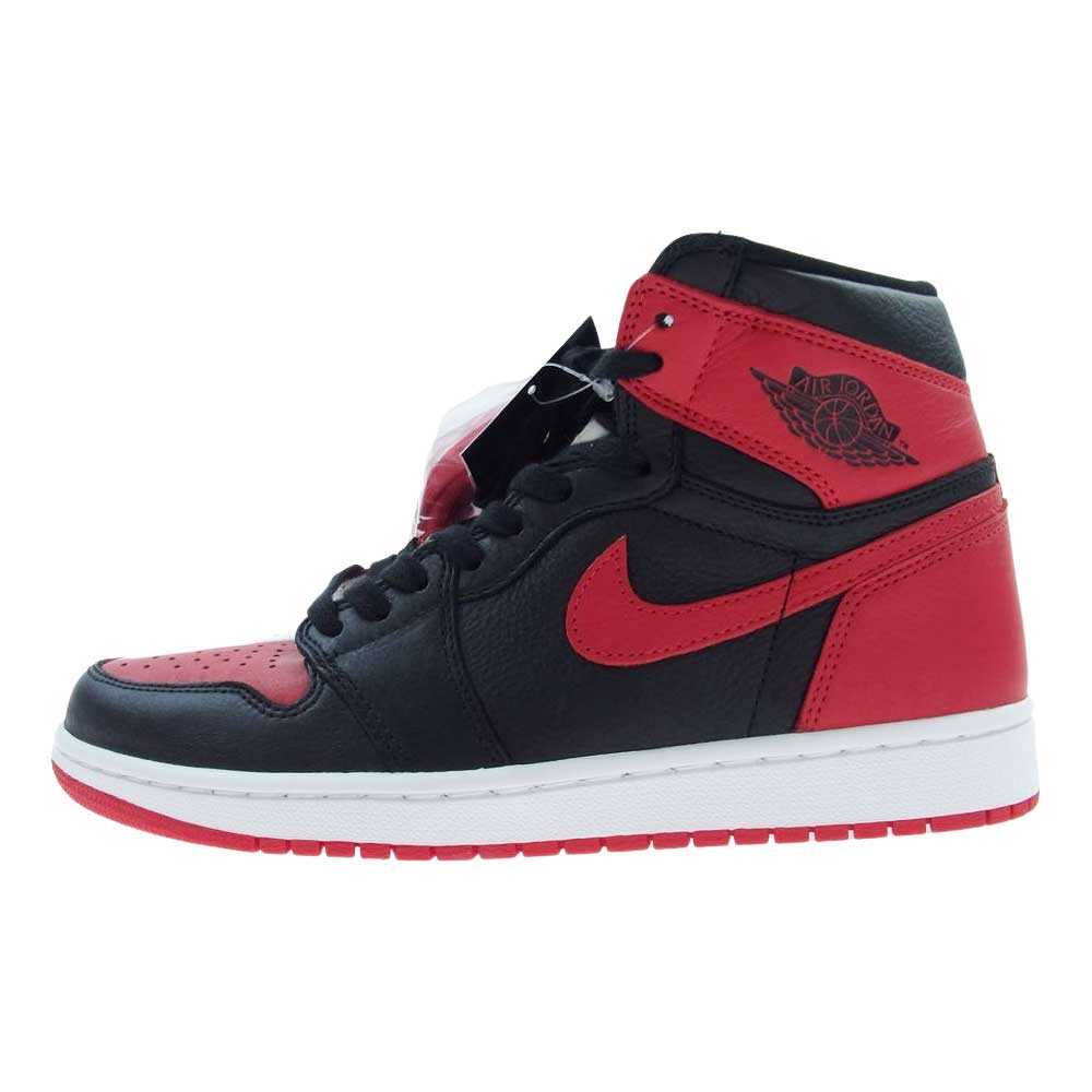 NIKE ナイキ 861428-061 Air Jordan 1 RETRO High OG NRG Homage To Home エアジョーダン1 レトロ ハイ オマージュ・トゥ・ホーム ブラック系 レッド系 ホワイト系 26.5cm【新古品】【未使用】【中古】