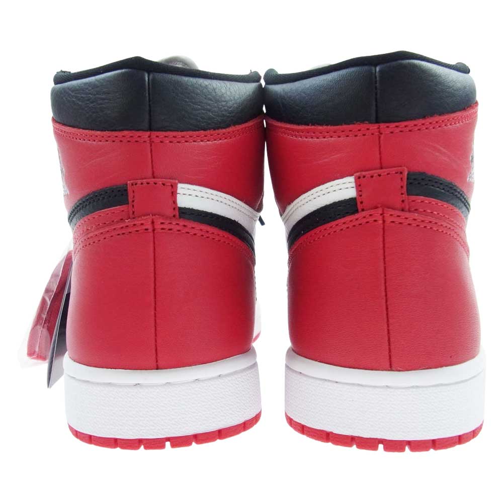 NIKE ナイキ 861428-061 Air Jordan 1 RETRO High OG NRG Homage To Home エアジョーダン1 レトロ ハイ オマージュ・トゥ・ホーム ブラック系 レッド系 ホワイト系 26.5cm【新古品】【未使用】【中古】