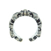 CHROME HEARTS クロムハーツ（原本無） DBL FLORAL CROSS RING ダブル フローラル クロス リング シルバー系 16号【中古】