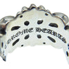 CHROME HEARTS クロムハーツ（原本無） DBL FLORAL CROSS RING ダブル フローラル クロス リング シルバー系 16号【中古】
