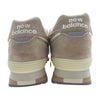 NEW BALANCE ニューバランス OU576BEI  Made in UK製 35周年記念 ピッグスキンレザー ローカット スニーカー ベージュ系 25.5cm【新古品】【未使用】【中古】
