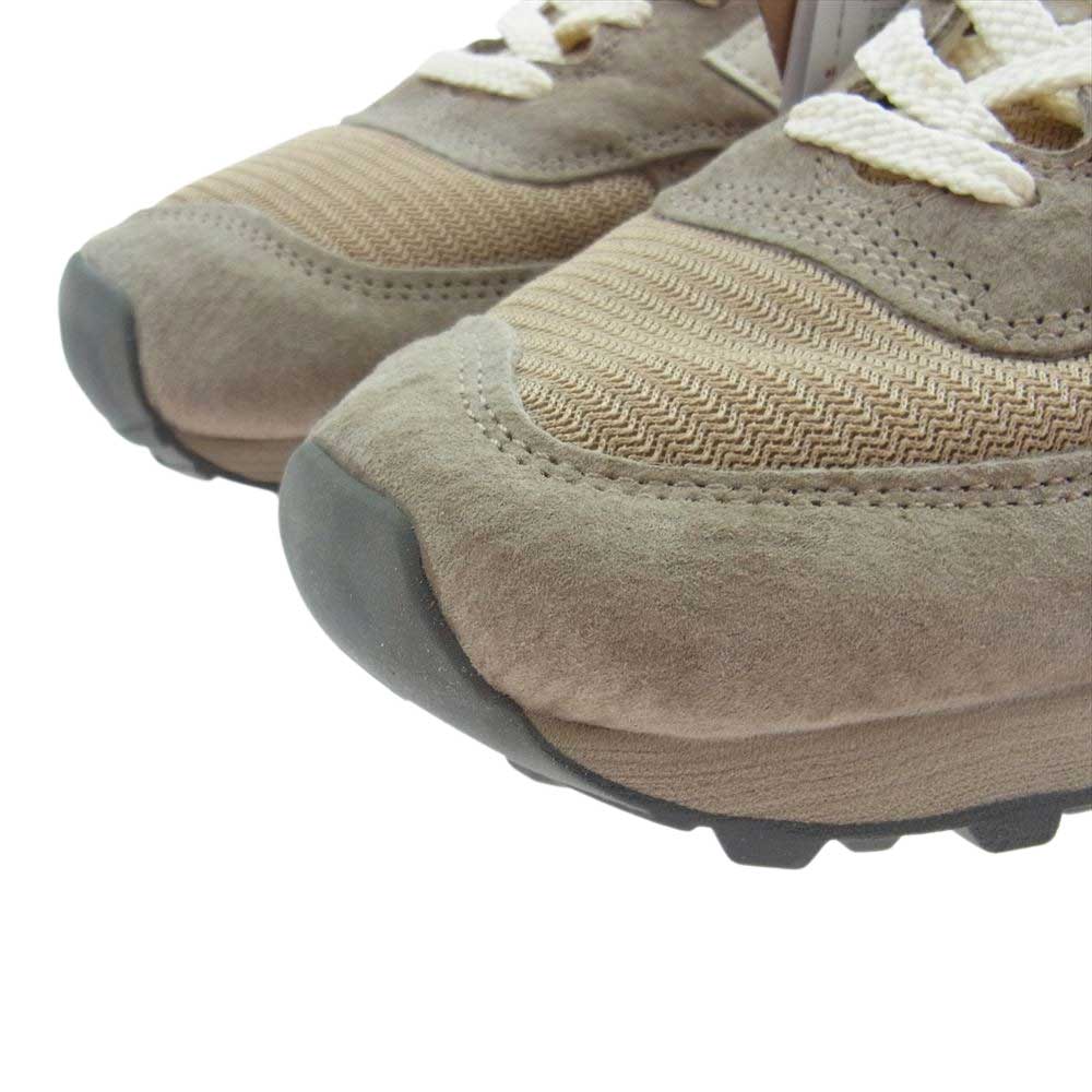 NEW BALANCE ニューバランス OU576BEI  Made in UK製 35周年記念 ピッグスキンレザー ローカット スニーカー ベージュ系 25.5cm【新古品】【未使用】【中古】