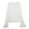 MAISON MARGIELA メゾンマルジェラ 17AW S52GC0062 S23074 MM6 エムエムシックス ニット インナー 長袖 カットソー ホワイト系 S【中古】