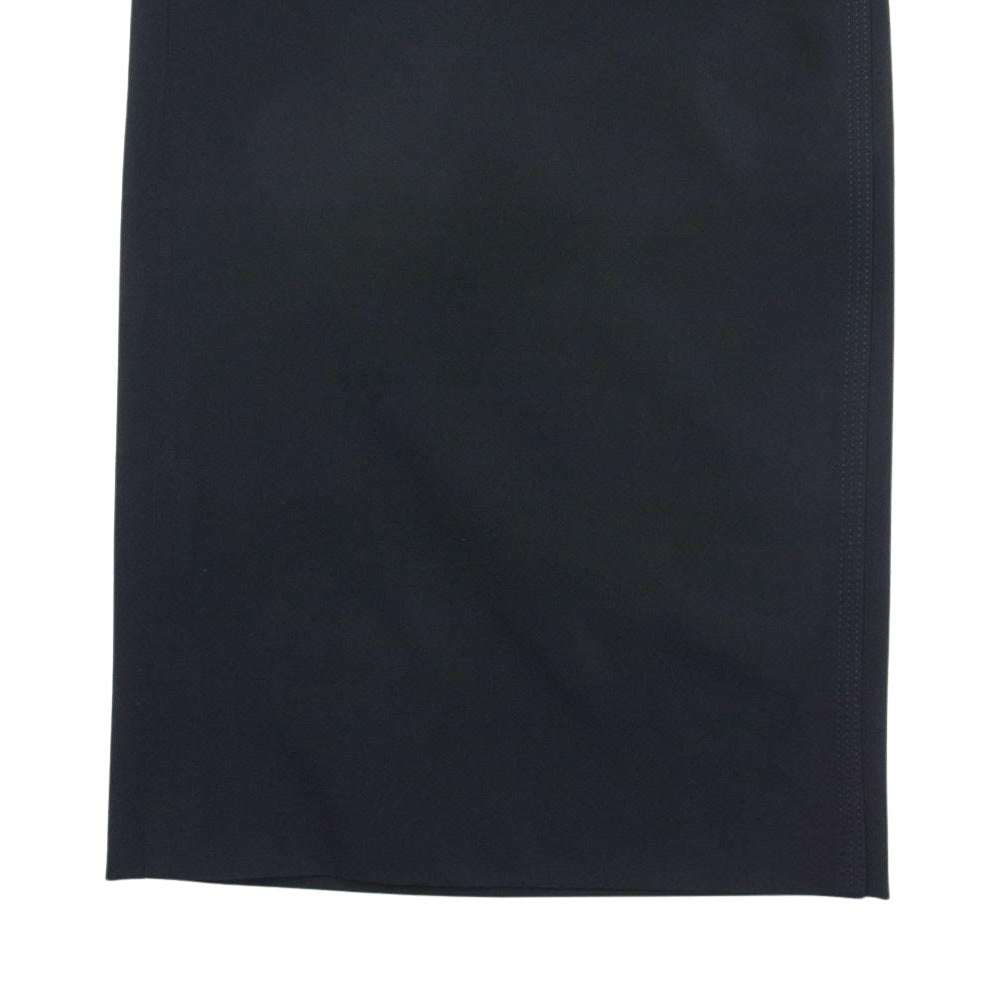 MAISON MARGIELA メゾンマルジェラ 20SS S52KA0248 S52531 MM6 エムエムシックス フロントフック タック ワイド スラックス パンツ ブラック系 36【美品】【中古】