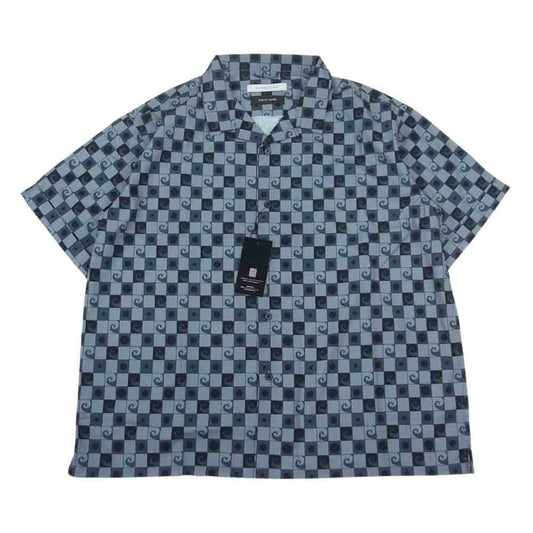 エストネーション × pierre cardin ピエール カルダン 半袖 シャツ グリーン系 L【極上美品】【中古】