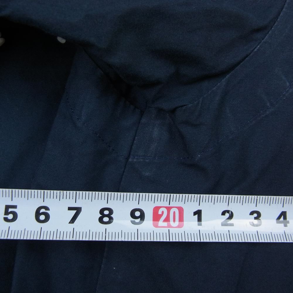 Sacai サカイ 19SS 19-01953M Dr Woo ドクターウー ドット柄 切替 半袖 シャツ ネイビー系 2【中古】 Sacai サカイ 19SS 19-01953M Dr Woo ドクターウー ドット柄 切替 半袖