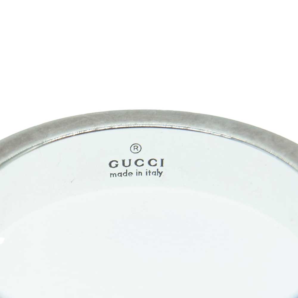GUCCI グッチ ゴースト リング スカル GG シルバー系 13.5号【中古】