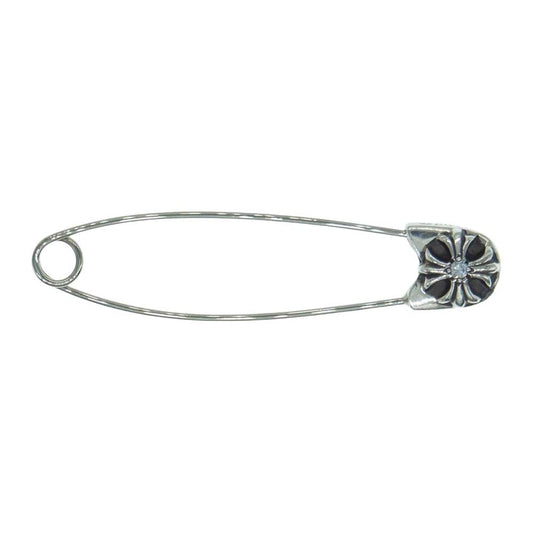 CHROME HEARTS クロムハーツ（原本無） SAFETYPIN LG 1DIA ラージ セーフティー 安全 ピン LRG ダイヤ シルバー系【中古】