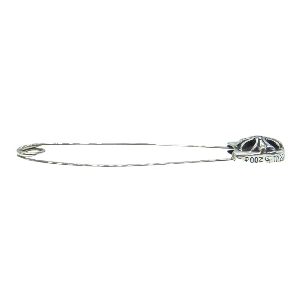 CHROME HEARTS クロムハーツ（原本無） SAFETYPIN LG 1DIA ラージ セーフティー 安全 ピン LRG ダイヤ シルバー系【中古】
