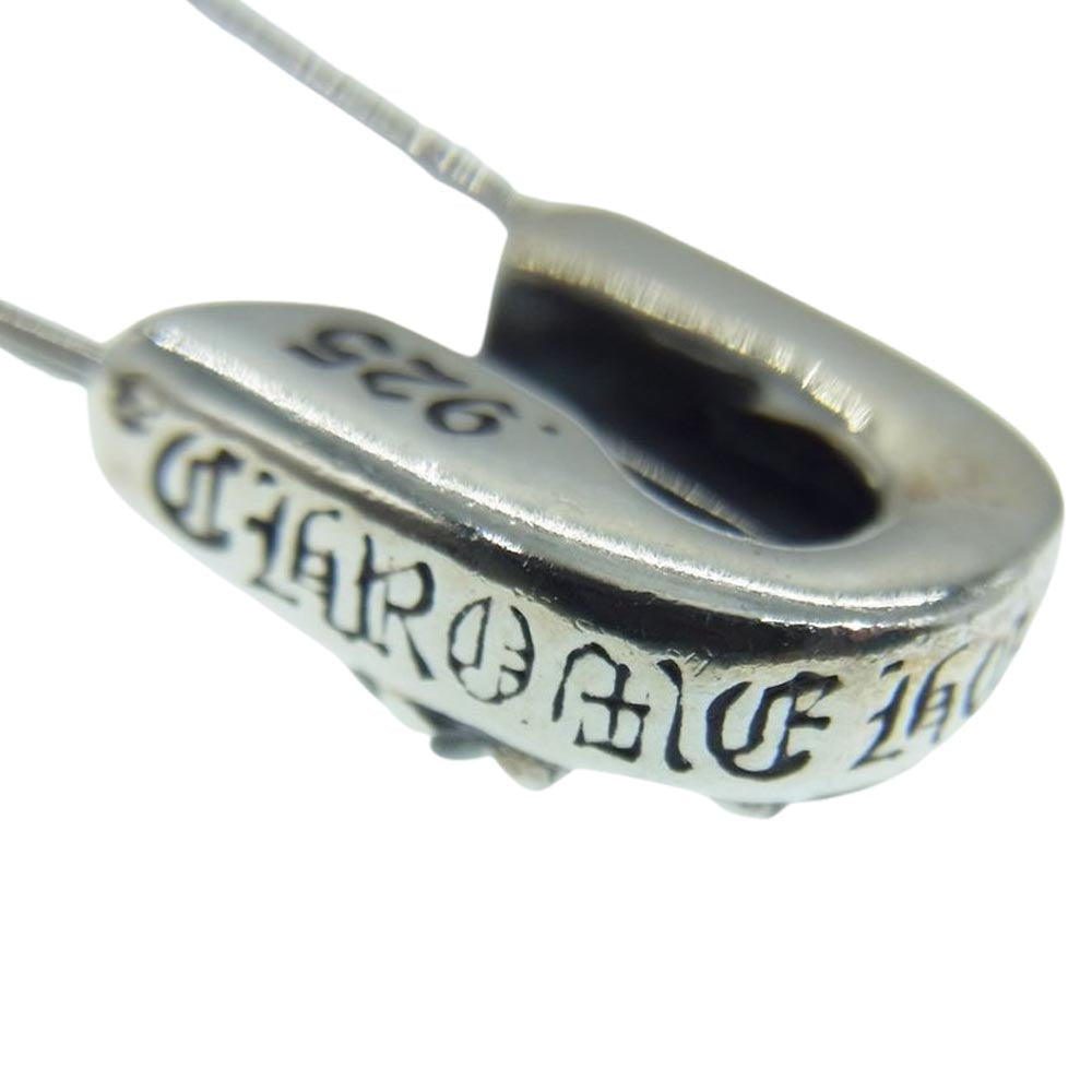 CHROME HEARTS クロムハーツ（原本無） SAFETYPIN LG 1DIA ラージ セーフティー 安全 ピン LRG ダイヤ シルバー系【中古】