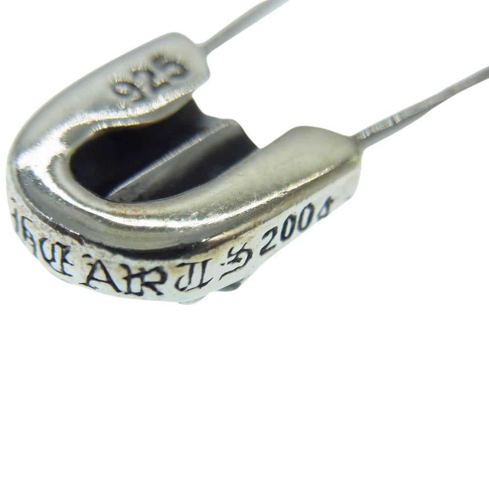 CHROME HEARTS クロムハーツ（原本無） SAFETYPIN LG 1DIA ラージ セーフティー 安全 ピン LRG ダイヤ シルバー系【中古】