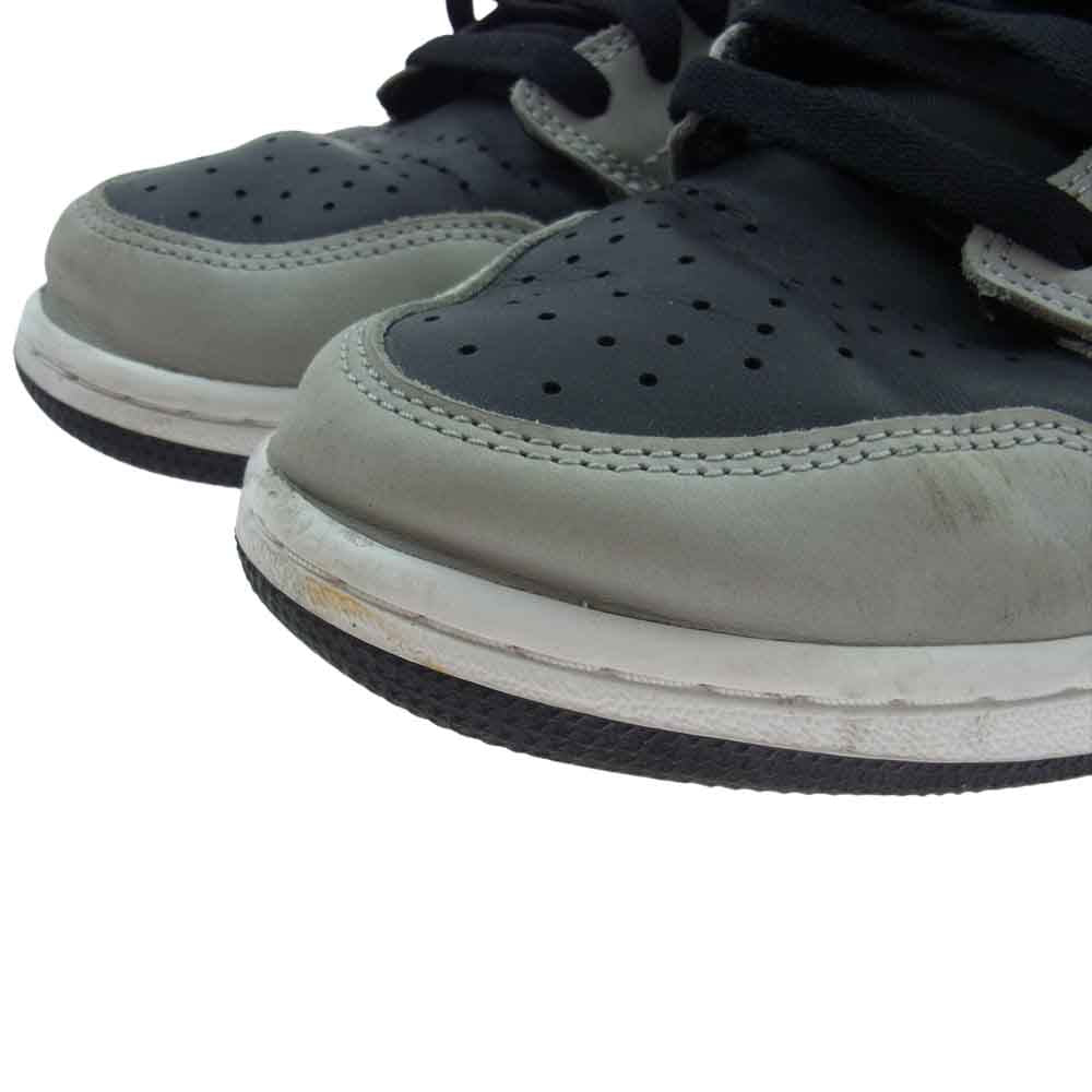 NIKE AIR JORDAN ナイキ ジョーダン 21SS 555088-035 1 HIGH  ハイ  OG SHADOW シャドウ 2.0 スニーカー ブラック系 グレー系 28.5cm【中古】