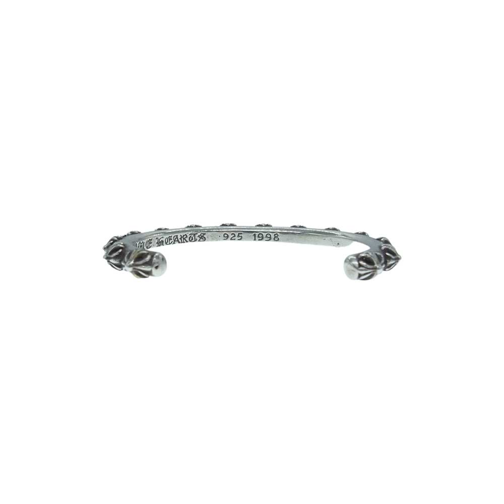 CHROME HEARTS クロムハーツ（原本無） BANGLE CROSS クロスバンド バングル シルバー系【中古】