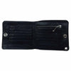 CHROME HEARTS クロムハーツ（原本無） 1SNP CROSS BALL WALLET 1スナップ クロスボール レザー ウォレット ブラック系【中古】