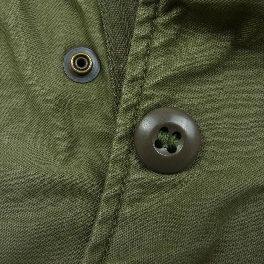 アメリカ軍 60s M-65 1st 最初期 CONMAR アルミジップ エポレット無 フィールド ミリタリー ジャケット カーキ系【中古】