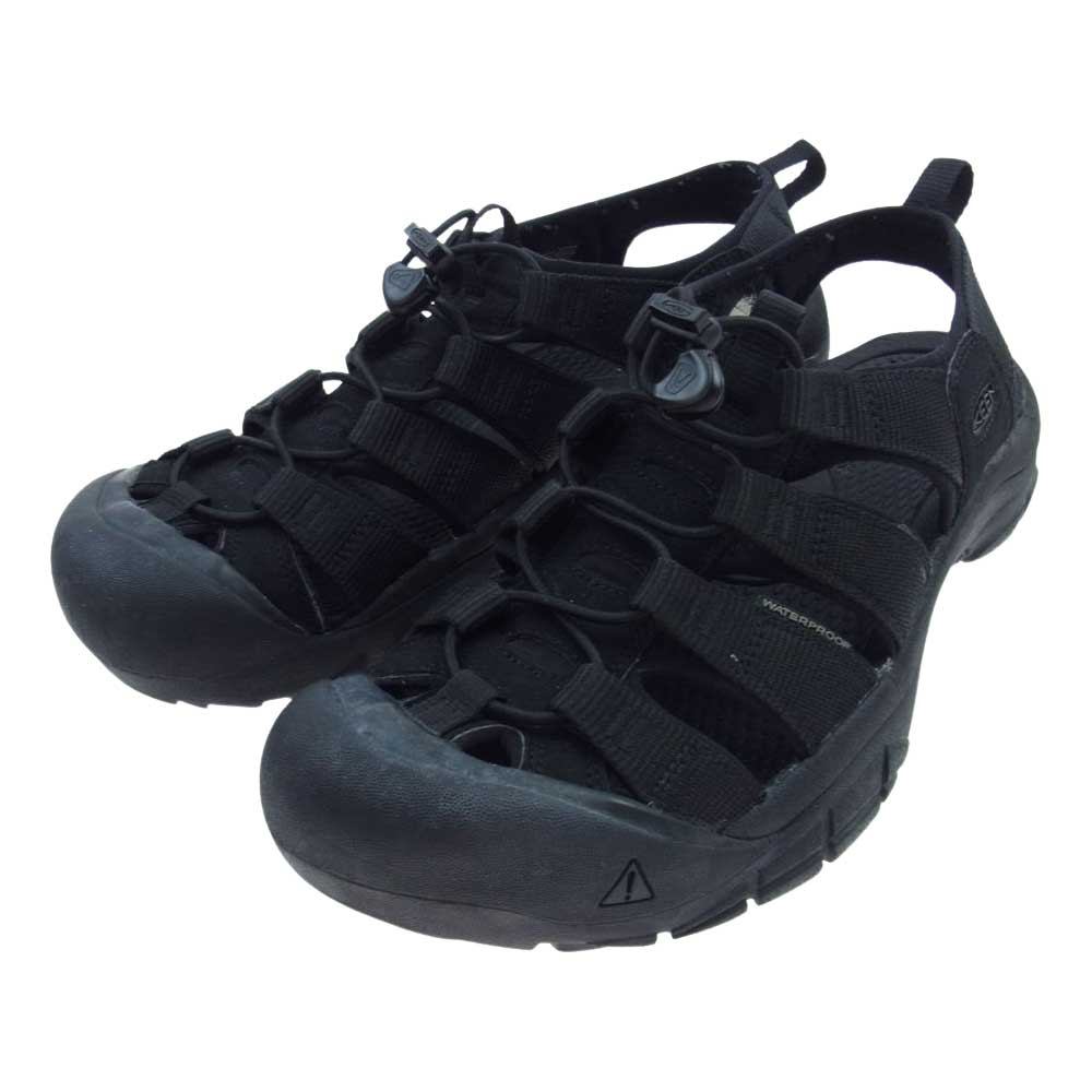KEEN キーン 1022258 NEWPORT H2 ニューポート エイチツー ストラップ サンダル ブラック系 28cm【中古】