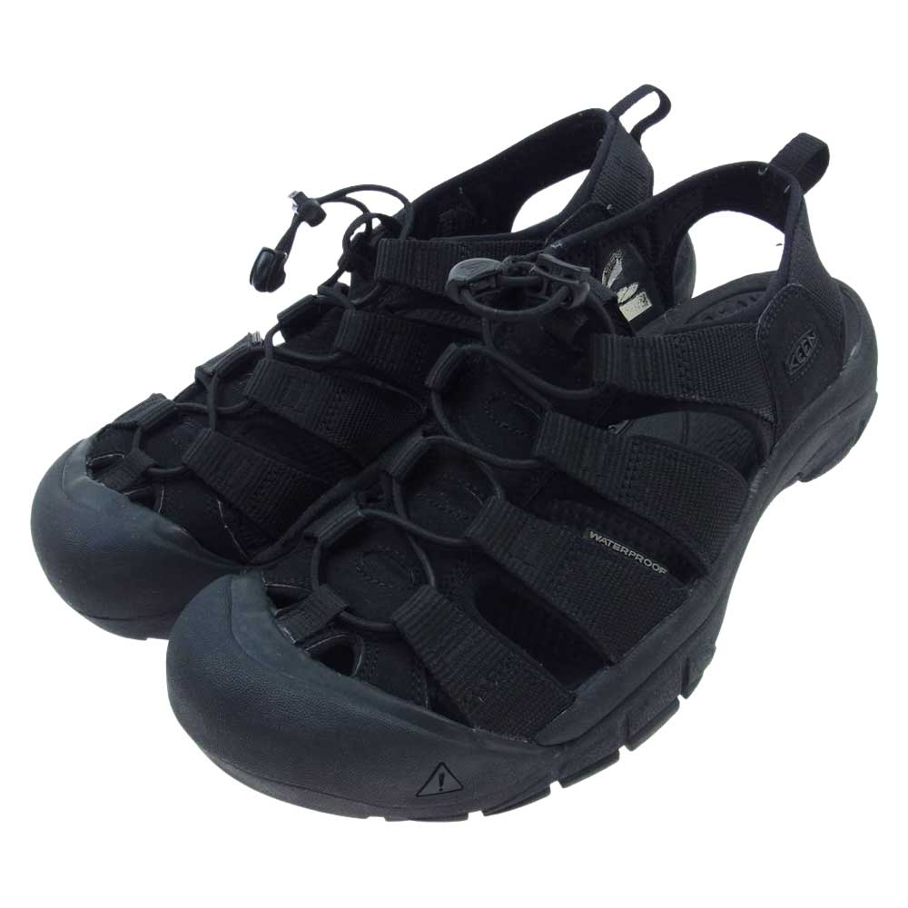 KEEN キーン 1022258 NEWPORT H2 ニューポート エイチツー ストラップ サンダル ブラック系【中古】