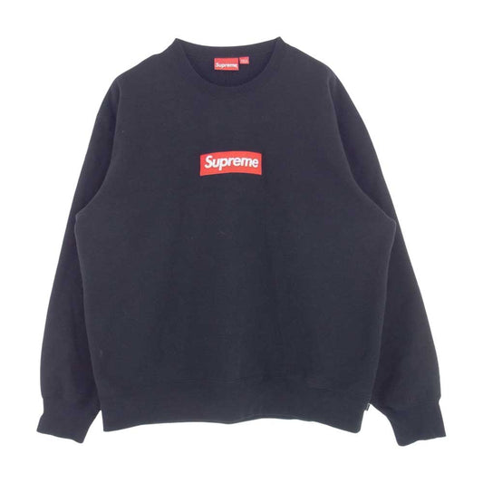 Supreme シュプリーム 22AW Box Logo Crewneck ボックス ロゴ クルーネック スウェット トレーナー ブラック系 XL【中古】