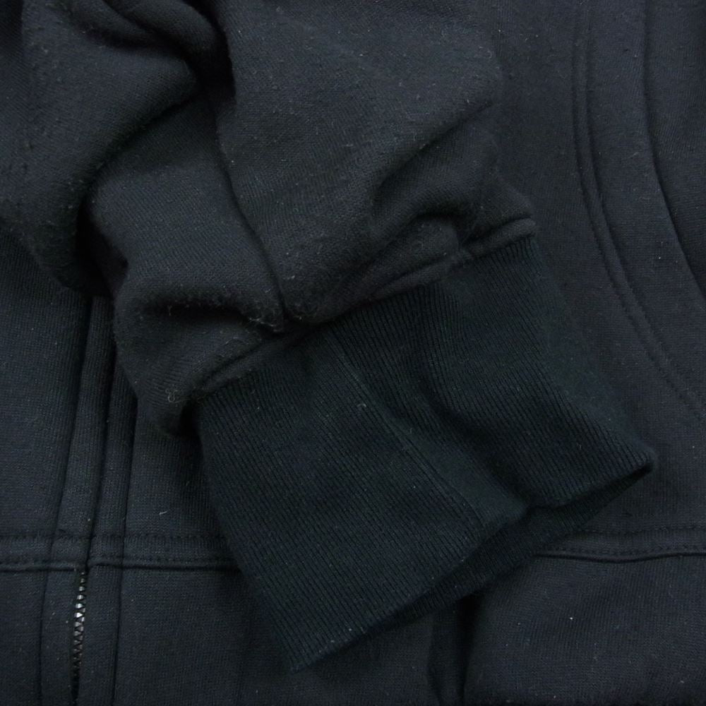 ファセッタズム 21AW CSW-SW-U01 SUPER BIG HOODIE 裏地メッシュ スーパー ビッグ オーバーサイズ ドローコード フルジップ フーディ パーカー ブラック系 00【中古】