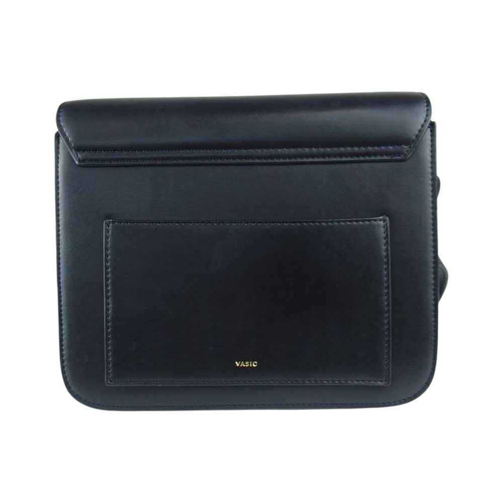 VASIC ヴァジック CITY MINI MINI シティ ミニミニ レザー ショルダー バッグ ブラック系【中古】